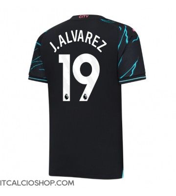 Manchester City Julian Alvarez #19 Terza Maglia 2023-24 Manica Corta